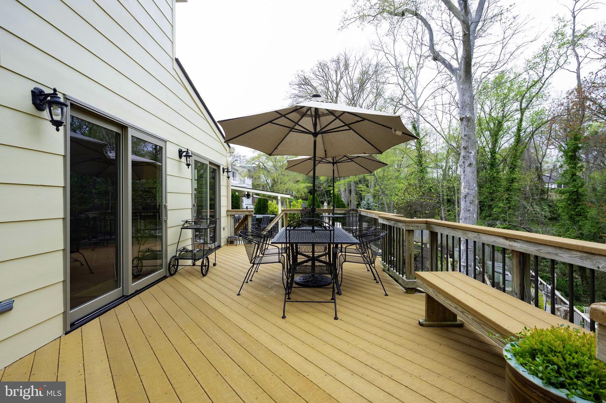 902 Emerald Drive Alexandria, VA 22308 - Photo 56 of 97 Two Sets of Sliding Glass Doors to Kitchen