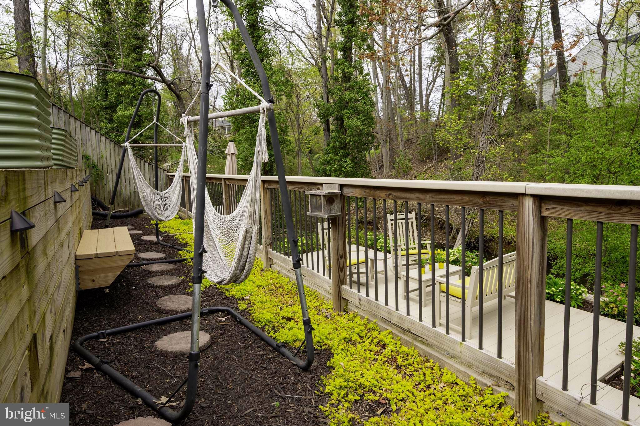 902 Emerald Drive Alexandria, VA 22308 - Photo 74 of 97 a view of a balcony with couch