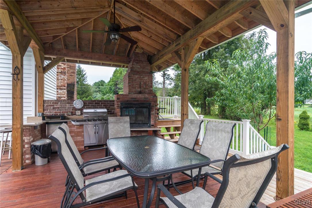366 Evergreen Hollow Road Effort, PA 18330 - Photo 7 of 47 Covered Outdoor Dining Area