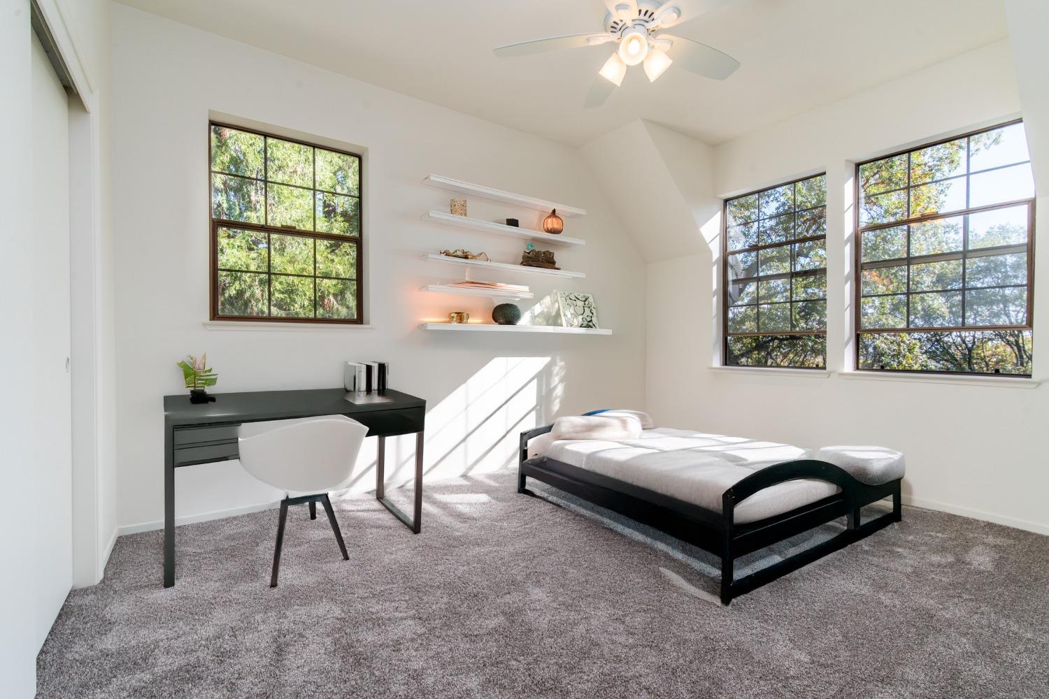 3961 7 Ridges Road Camino, CA 95709 - Photo 65 of 86 a bedroom with a bed and a window