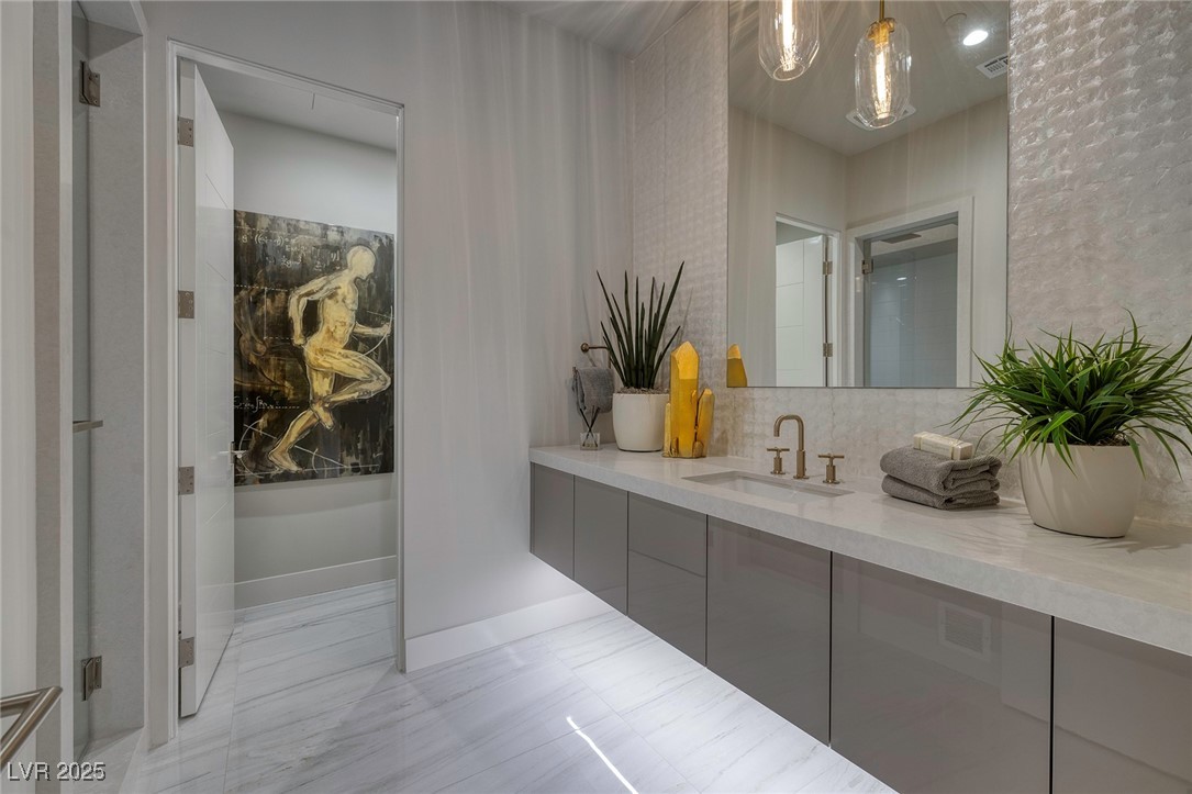 523 Overlook Rim Drive Henderson, NV 89012 - Photo 30 of 50 Wellness Bathroom in Residence 3 Model Home
