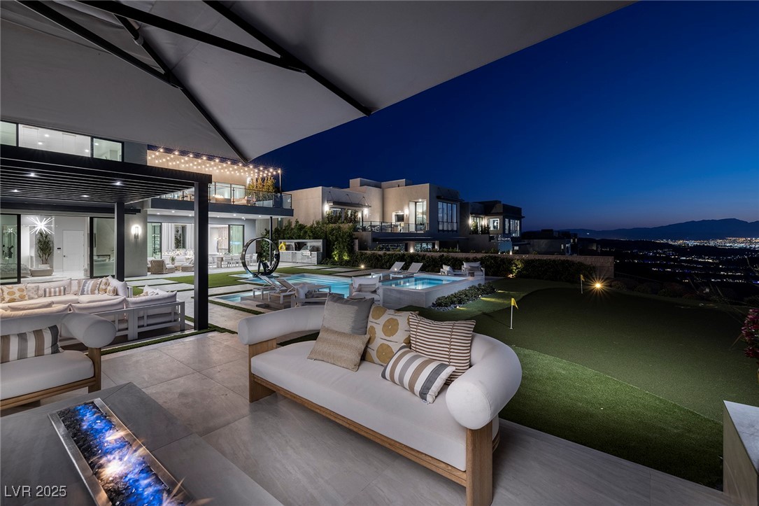 523 Overlook Rim Drive Henderson, NV 89012 - Photo 34 of 50 Back Yard of Residence 3 Model Home