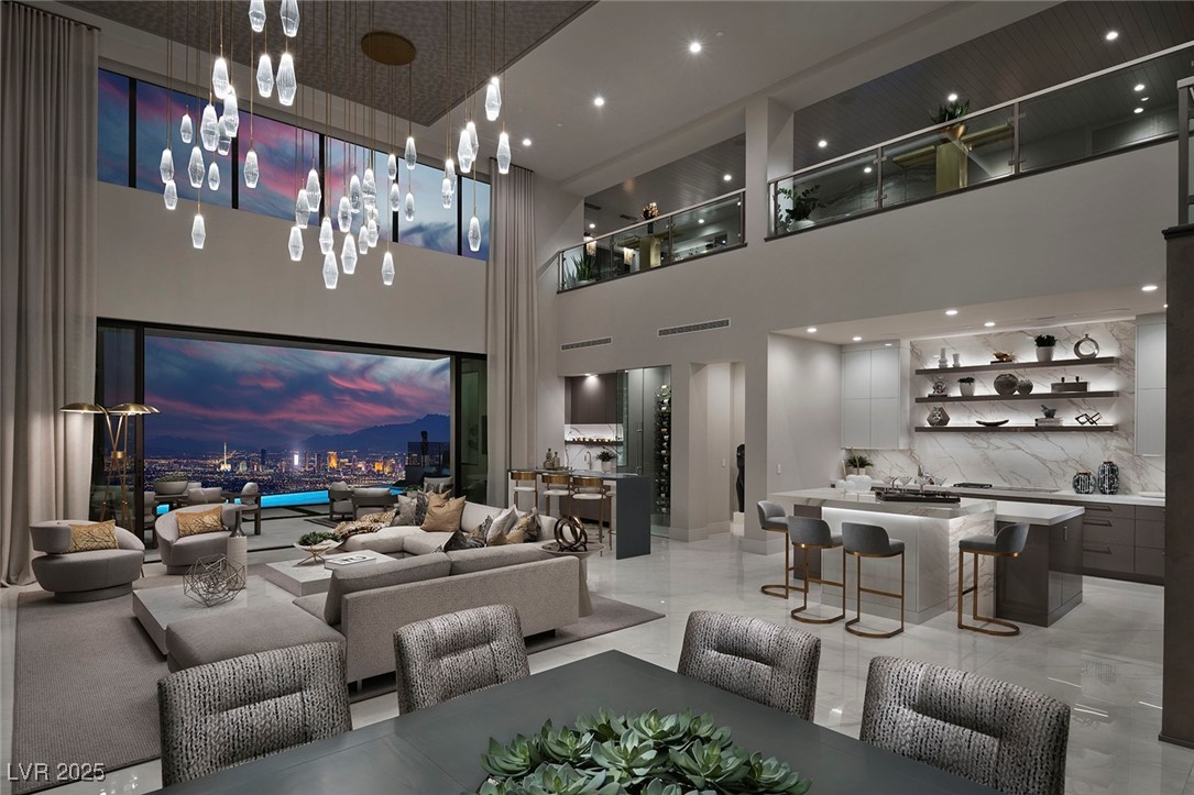 523 Overlook Rim Drive Henderson, NV 89012 - Photo 4 of 50 Great Room in Residence 3 Model Home