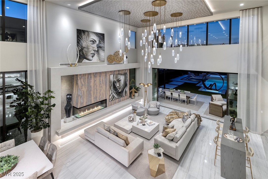 523 Overlook Rim Drive Henderson, NV 89012 - Photo 5 of 50 Great Room in Residence 3 Model Home