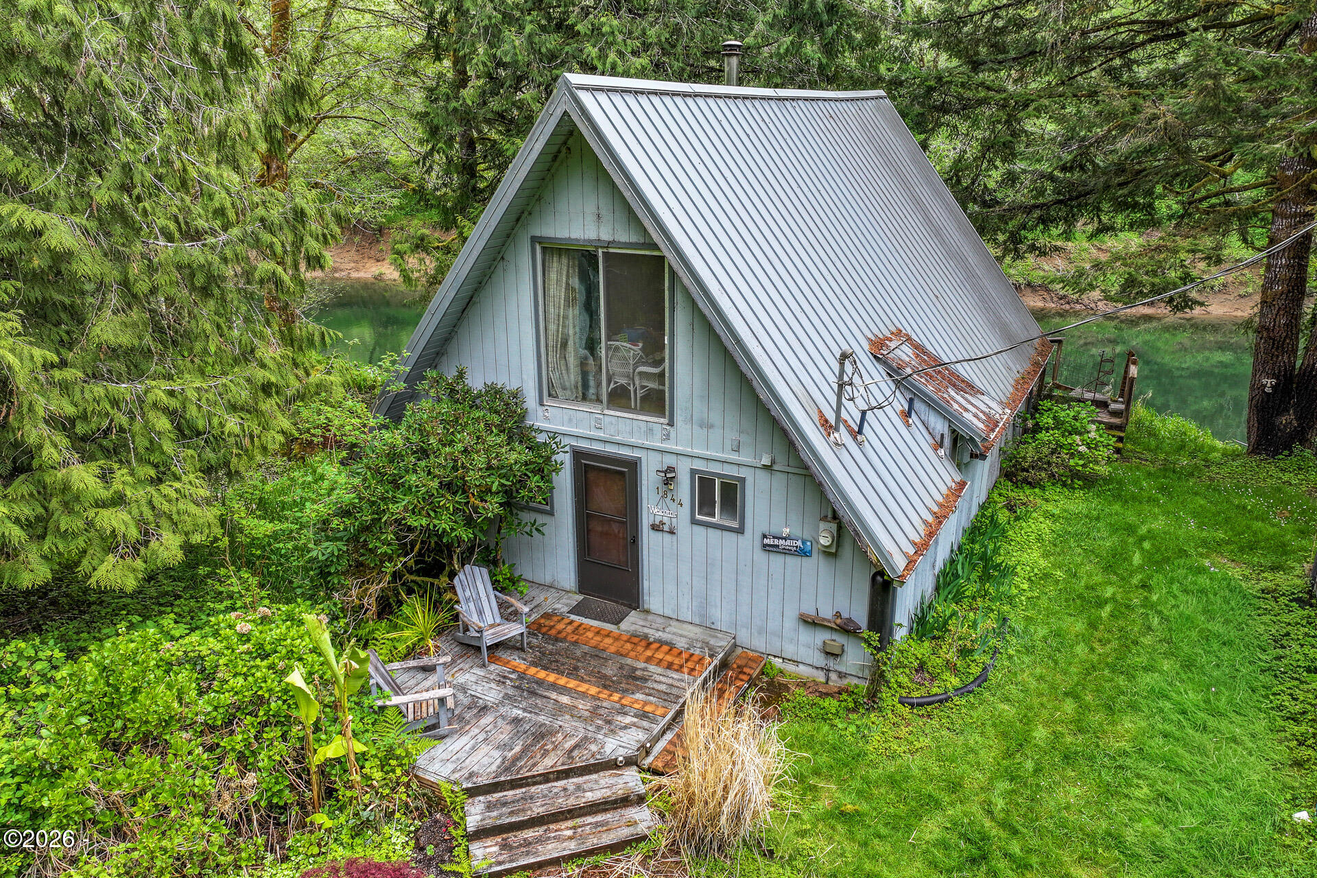 1844 Little Switzerland Road Tidewater, OR 97390 - Photo 24 of 24 Front of Home/Metal Roof