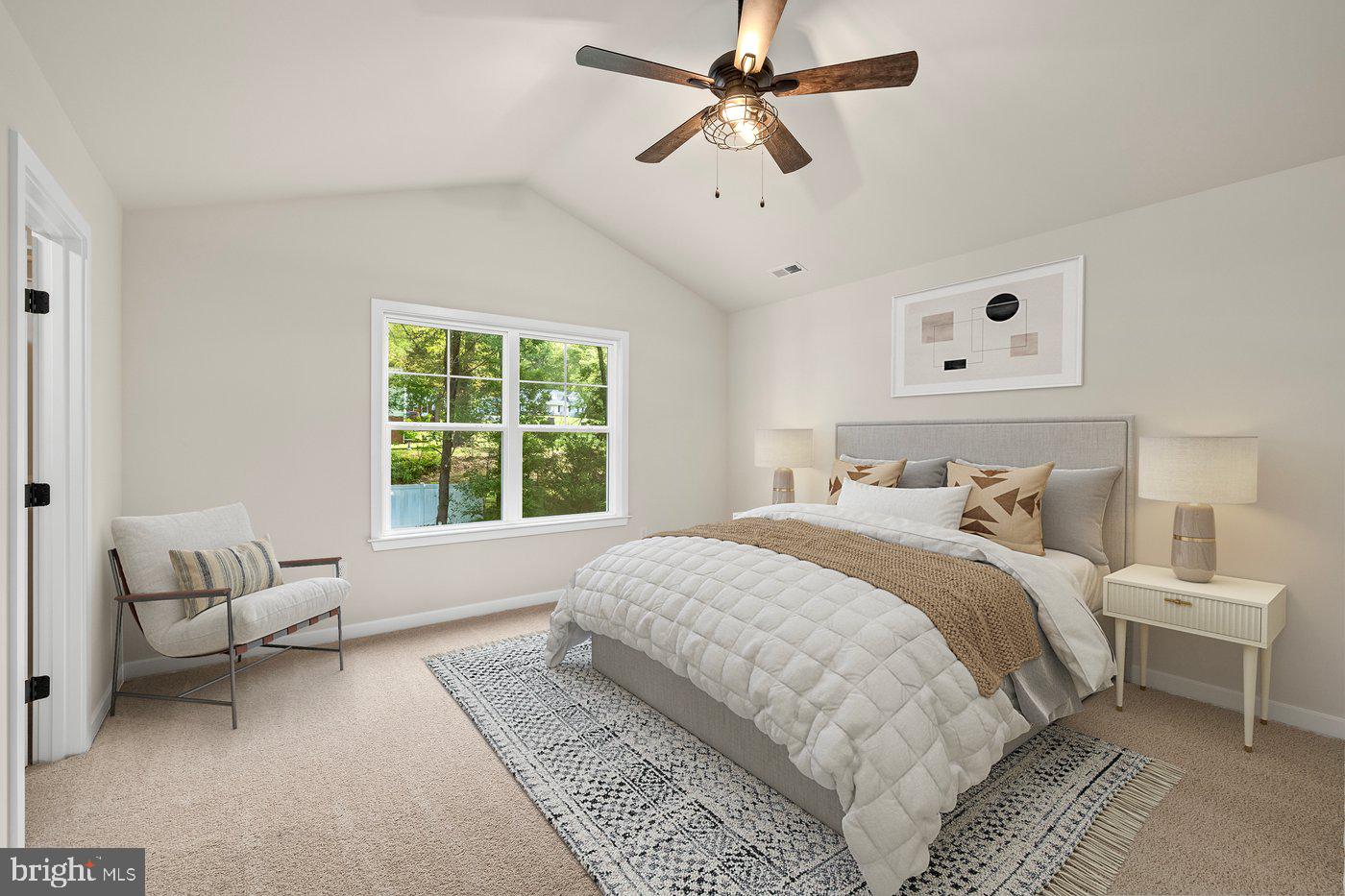 165 Bend Farm Road Fredericksburg, VA 22408 - Photo 8 of 51 a bedroom with a large bed and a window