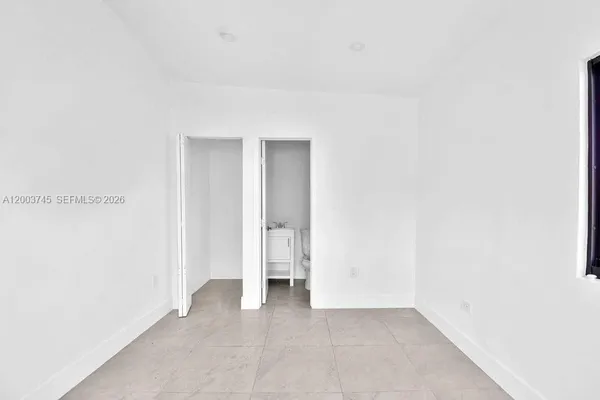 a view of an empty room
