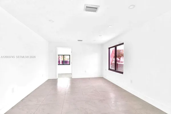a view of an empty room