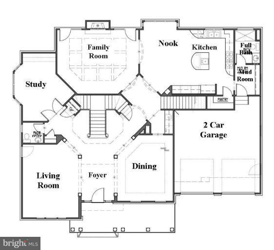 2106 Windsor Road Alexandria, VA 22307 - Photo 3 of 4 Floor Plan #1