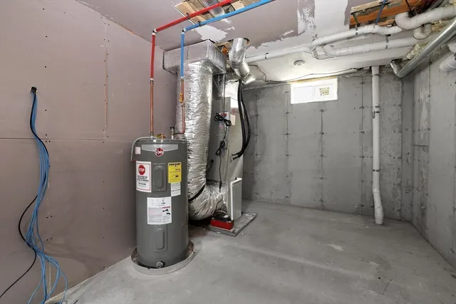 a view of water heater room