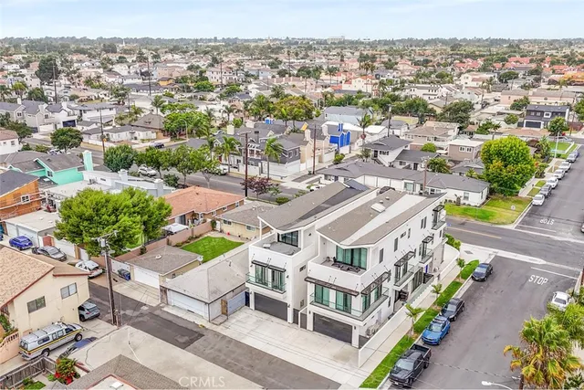 a view of a city with tall buildings