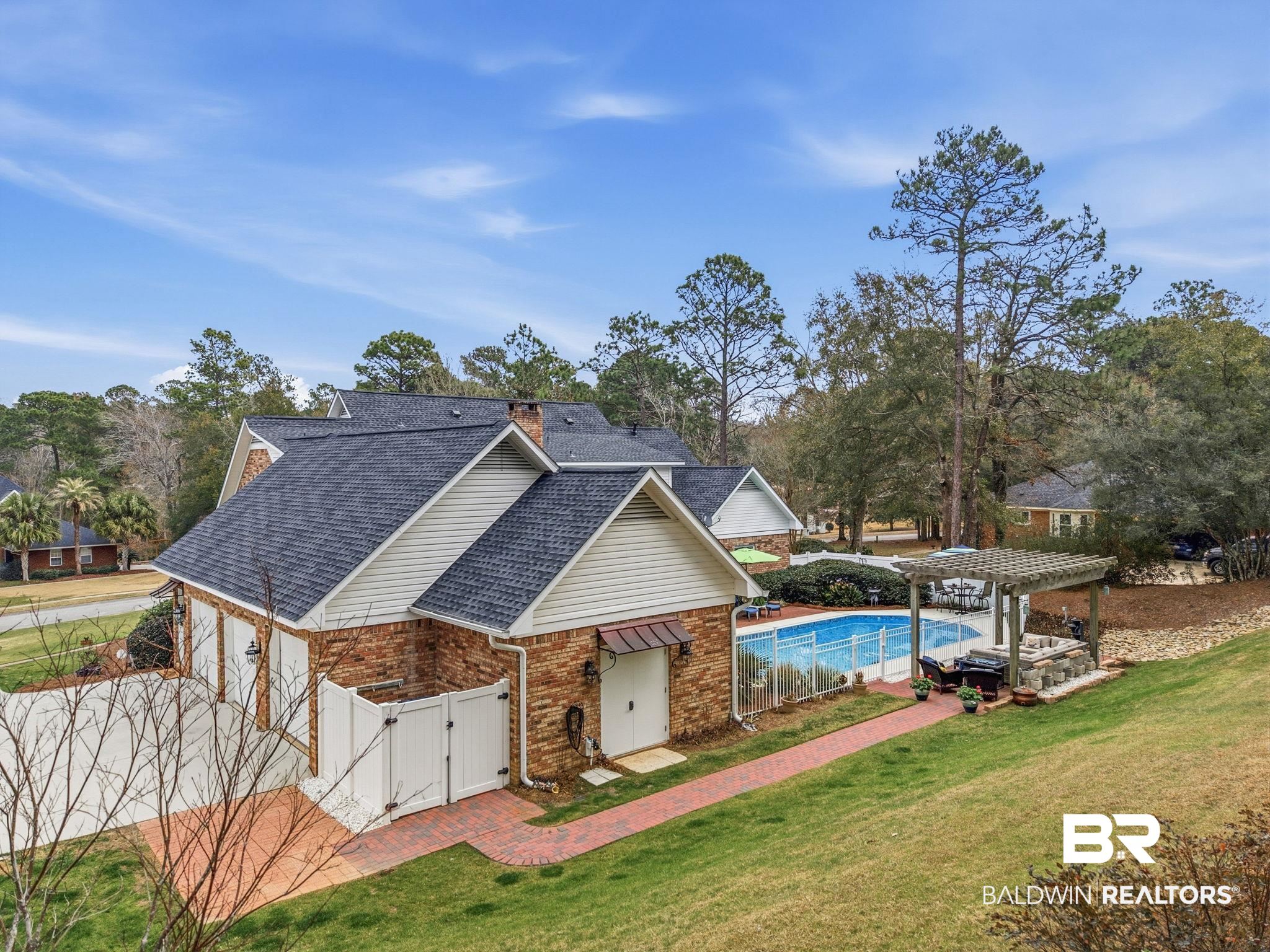 31515 Rhett Drive Spanish Fort, AL 36527 - Photo 84 of 100 Drone Picture of side