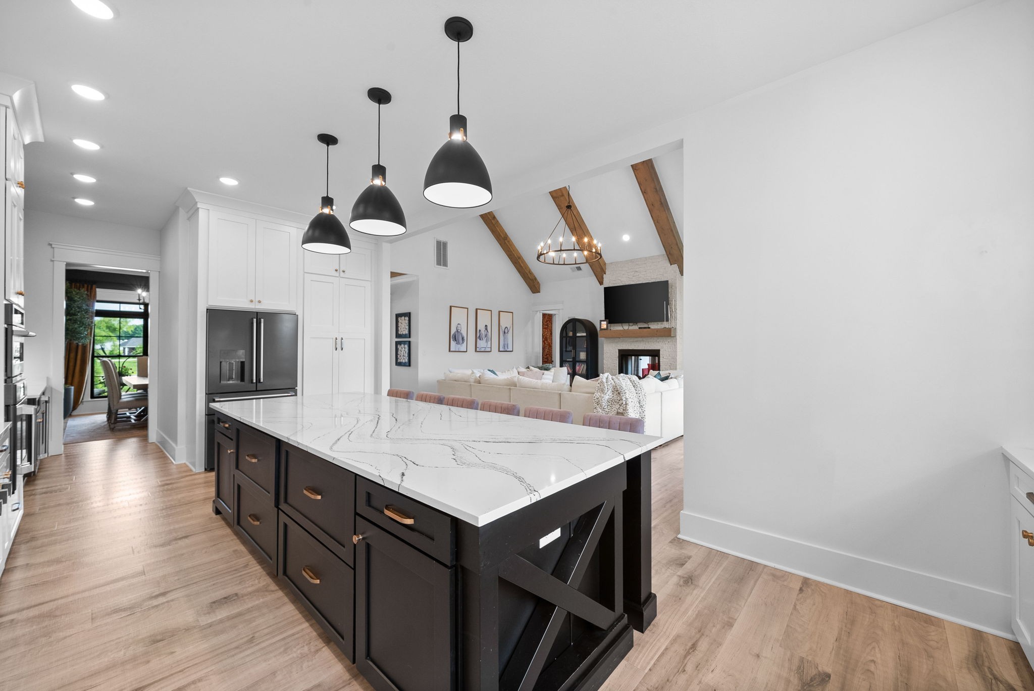 2480 Jarrell Ridge Road Clarksville, TN 37043 - Photo 25 of 69 a kitchen with a sink a counter space and stainless steel appliances