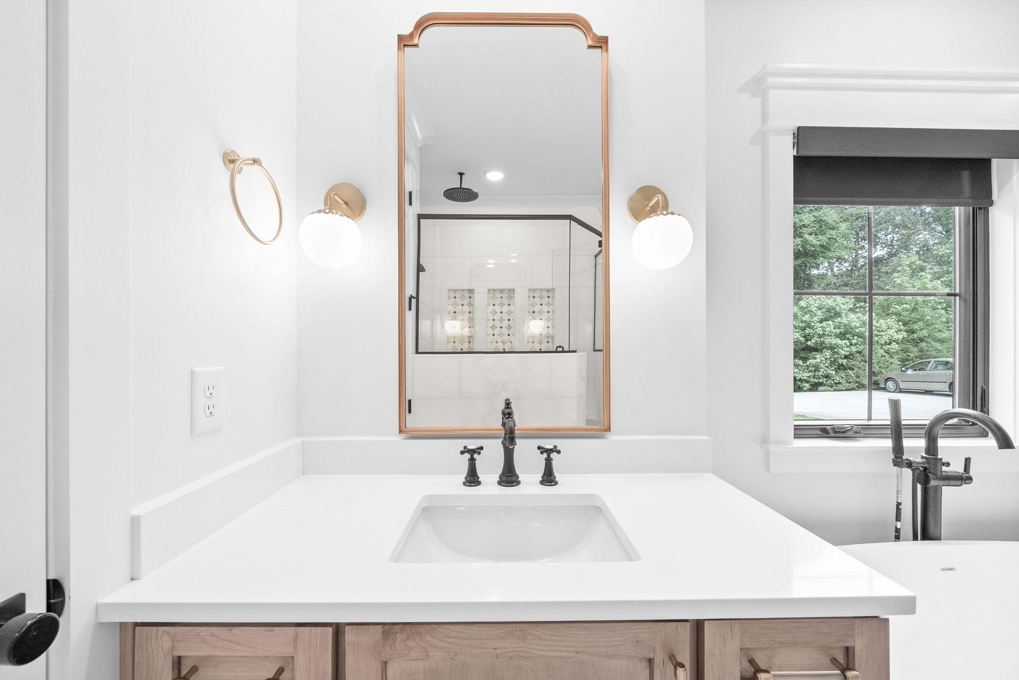 2480 Jarrell Ridge Road Clarksville, TN 37043 - Photo 32 of 69 a bathroom with a sink and a mirror