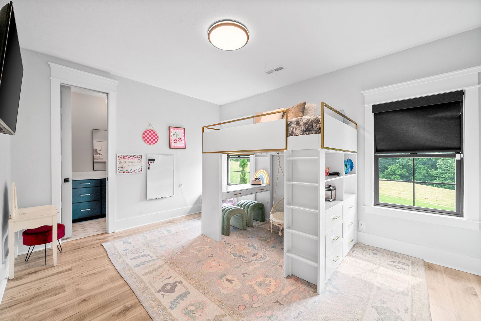 2480 Jarrell Ridge Road Clarksville, TN 37043 - Photo 42 of 69 a living room with furniture and a flat screen tv