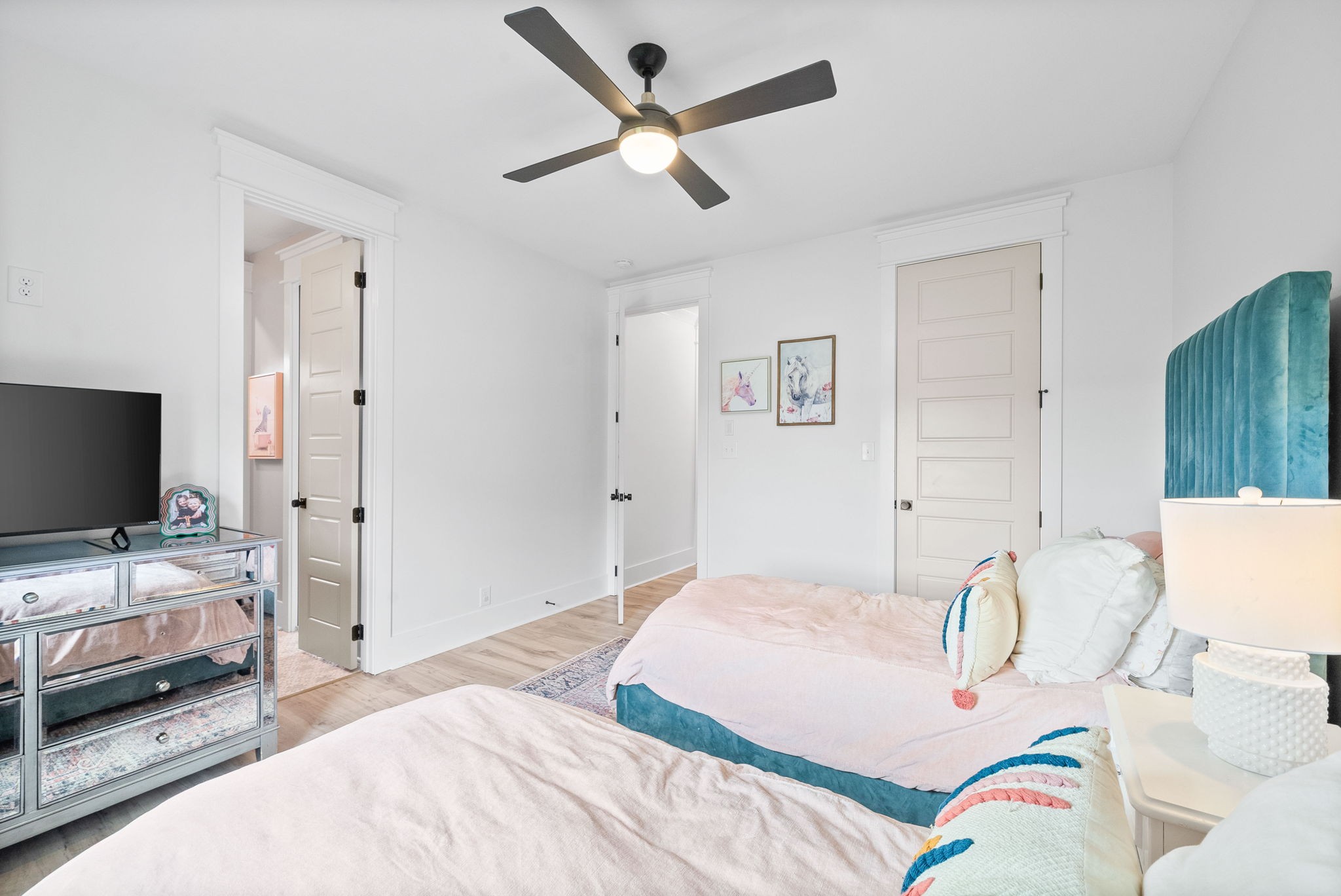 2480 Jarrell Ridge Road Clarksville, TN 37043 - Photo 47 of 69 a bedroom that has a bed and a flat screen tv