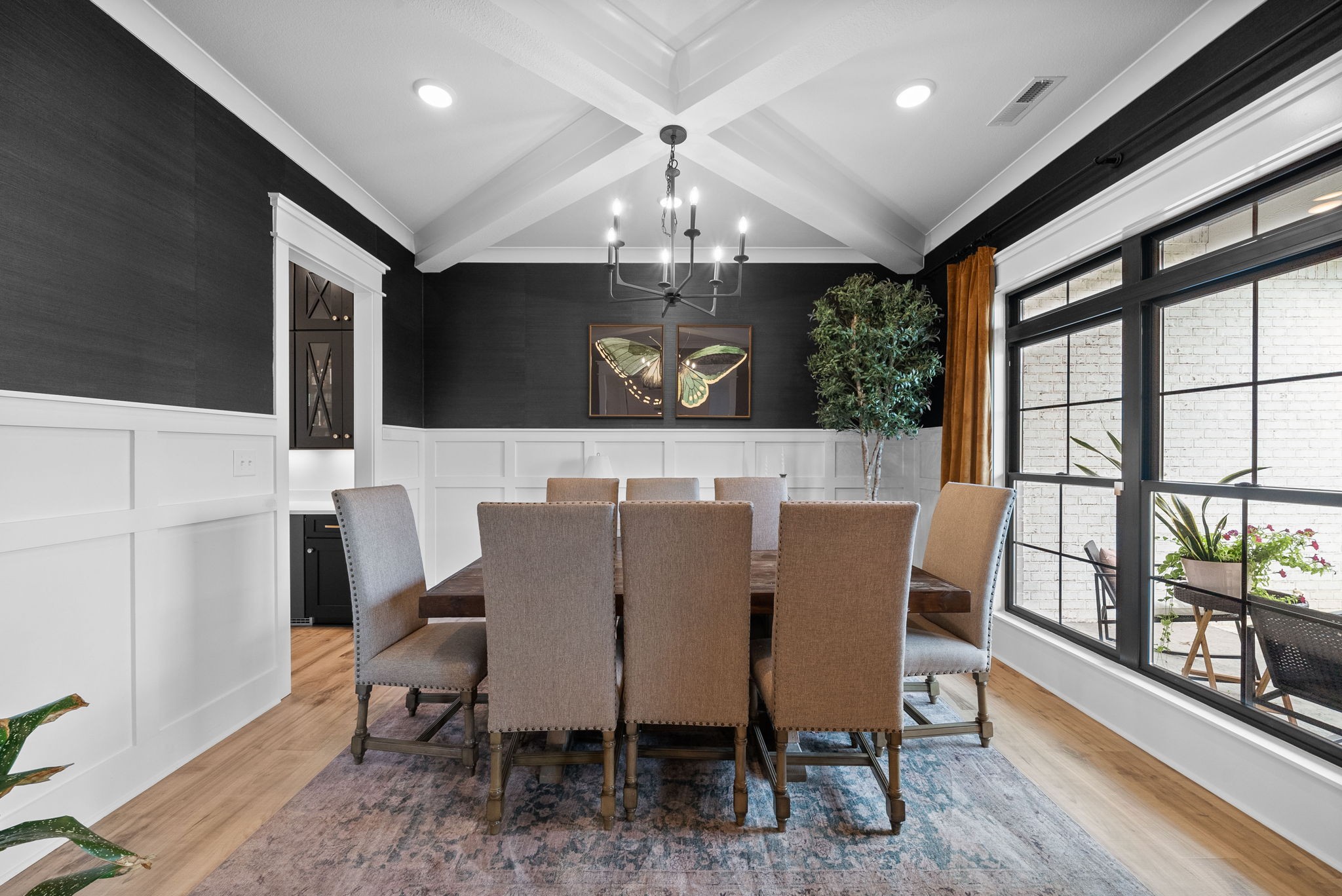 2480 Jarrell Ridge Road Clarksville, TN 37043 - Photo 6 of 69 a view of a dining room with furniture large window and wooden floor