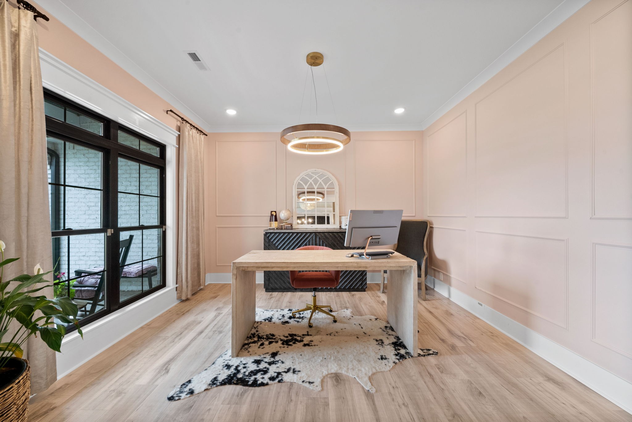 2480 Jarrell Ridge Road Clarksville, TN 37043 - Photo 8 of 69 a view of a workspace with furniture window and wooden floor
