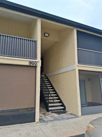 a view of a staircase