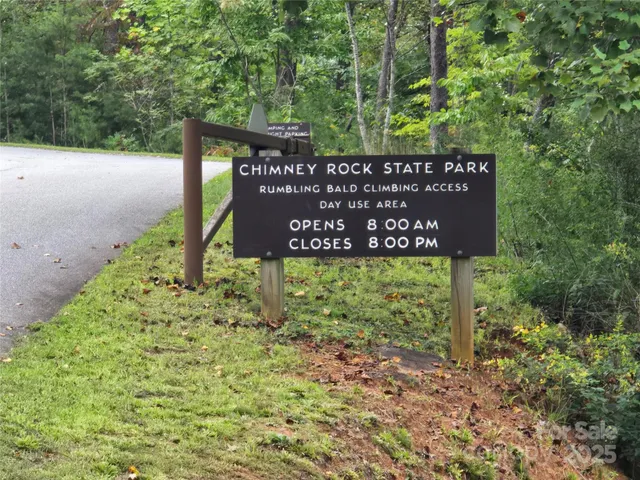 a sign on the side of the road