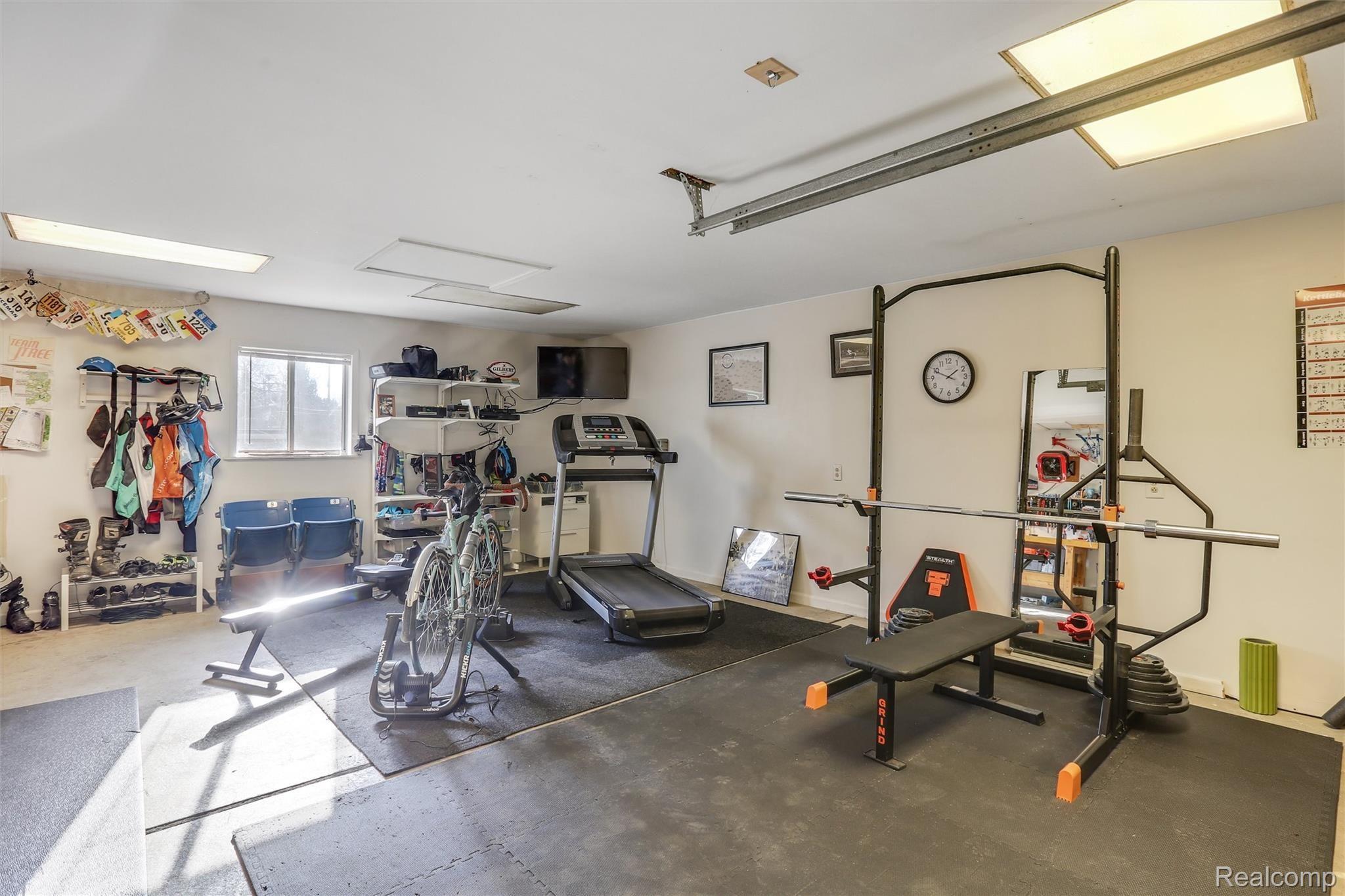 6375 Napier Road Plymouth, MI 48170 - Photo 41 of 54 Fitness room off garage