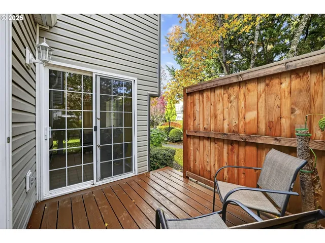 a view of outdoor space with seating