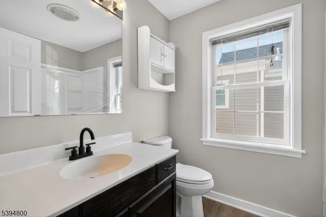 a bathroom with a sink and a toilet