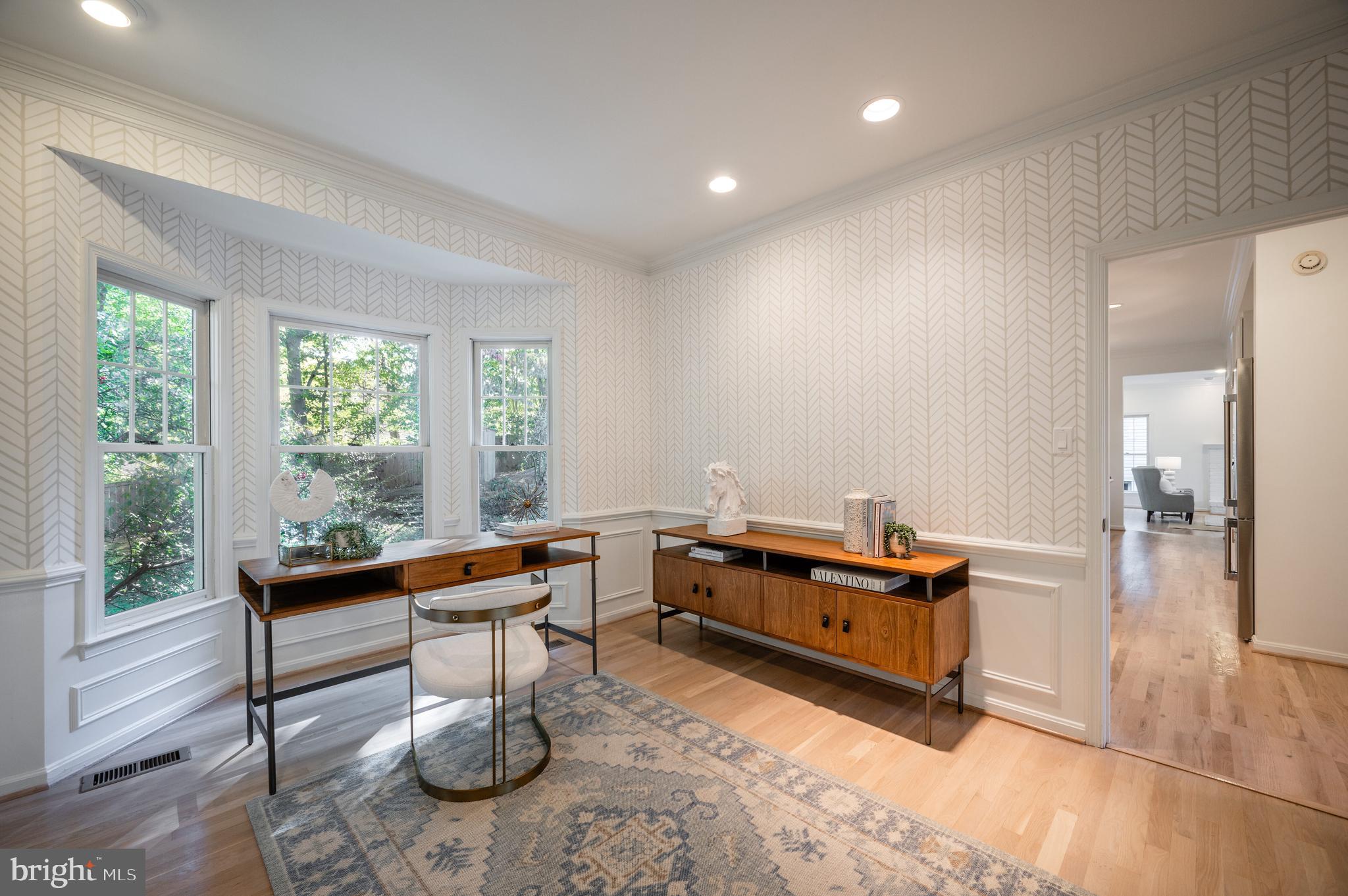 8701 Middleford Drive Springfield, VA 22153 - Photo 19 of 55 Office/Library overlooking garden