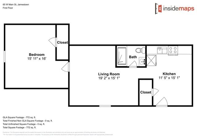 $850 | 65 Unit 4 W Main Street, Jamestown, IN 46147