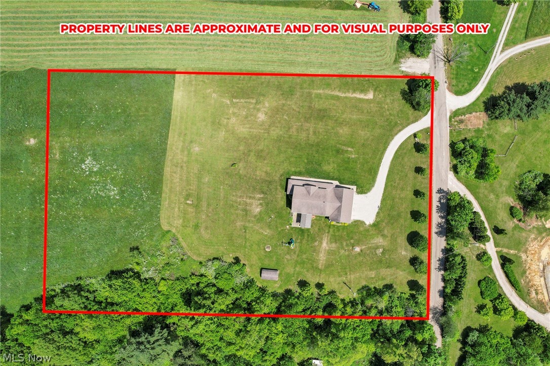 3483 Cooper Road Cumberland, OH 43732 - Photo 3 of 50 Birds eye view of property featuring a rural view