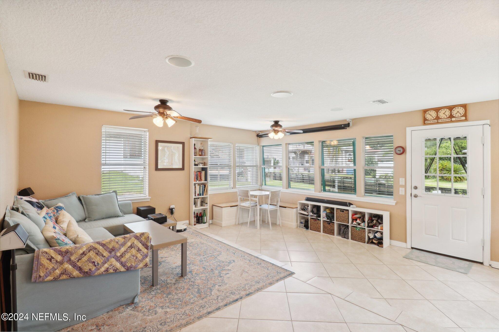 2870 Adams Road St. Augustine, FL 32092 - Photo 17 of 31 a living room with furniture and a large window