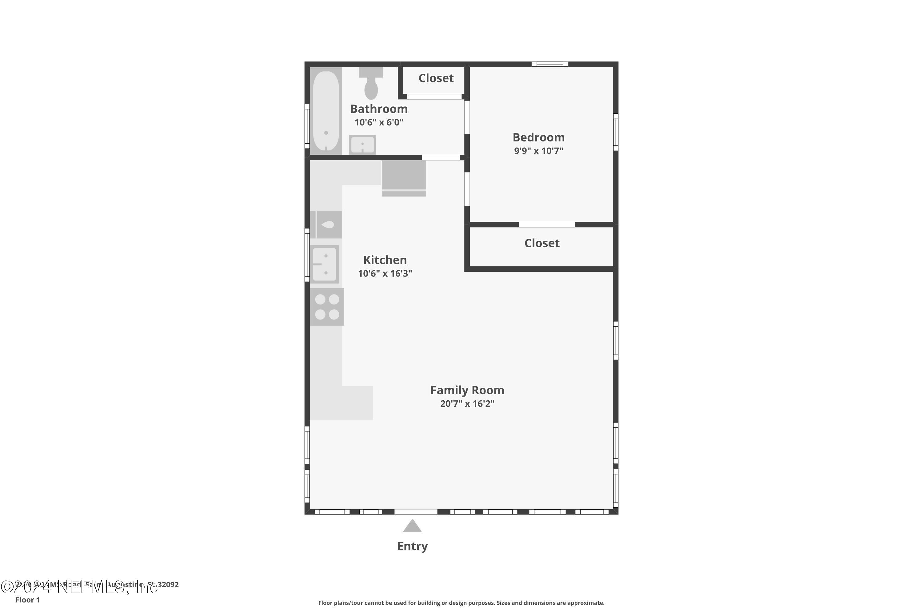 2870 Adams Road St. Augustine, FL 32092 - Photo 31 of 31 a picture of a floor plan