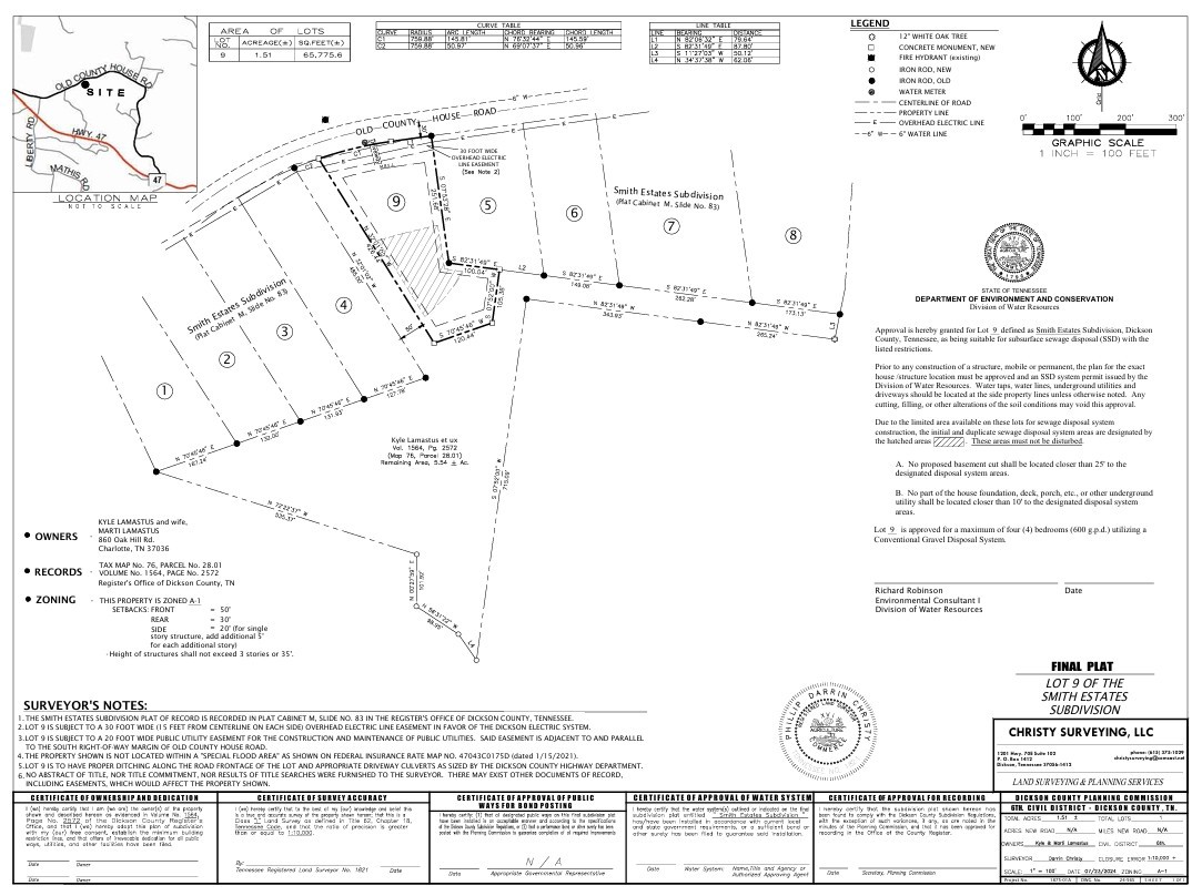1280 Old County House Road Charlotte, TN 37036 - Photo 26 of 26 a picture of a floor plan