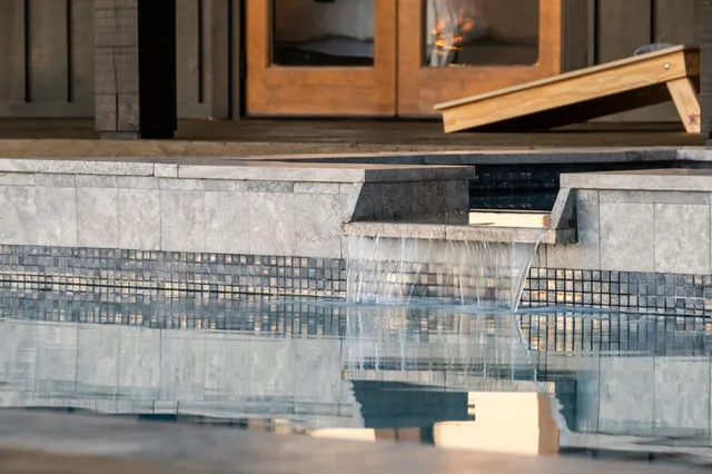 a view of balcony and yard