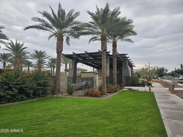 a view of a room with furniture and a slide