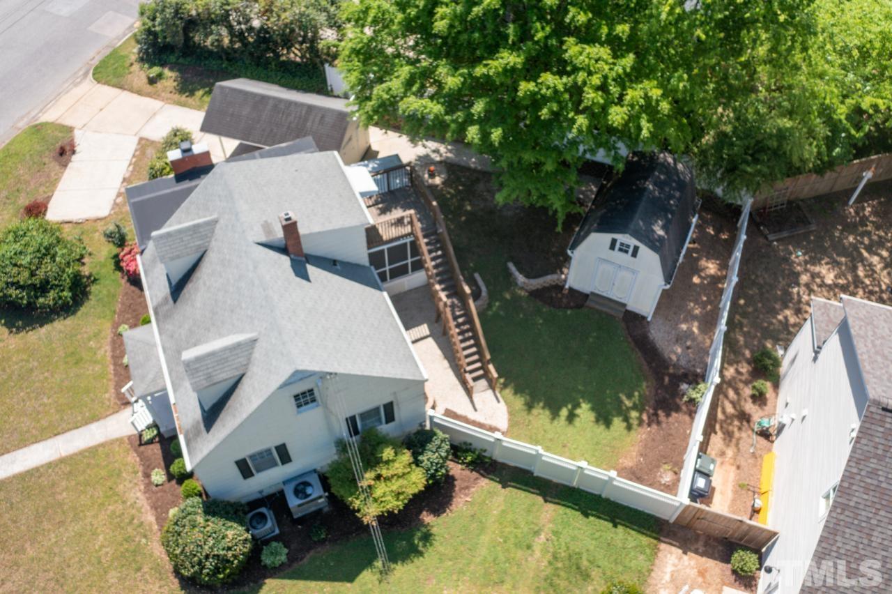 1955 Bernard Street Raleigh, NC 27608 - Photo 33 of 42 aerial view of a house with outdoor space