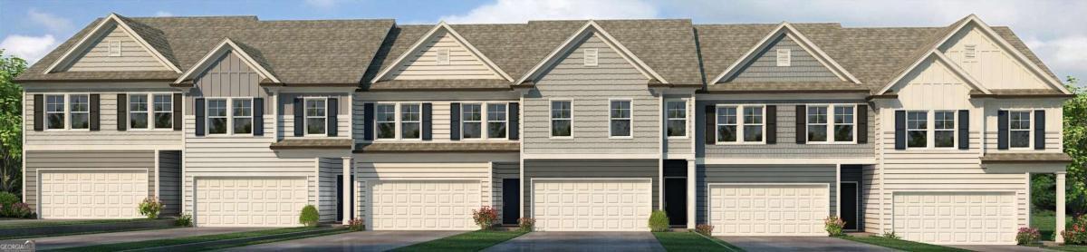 a porch with a bench next to a yard