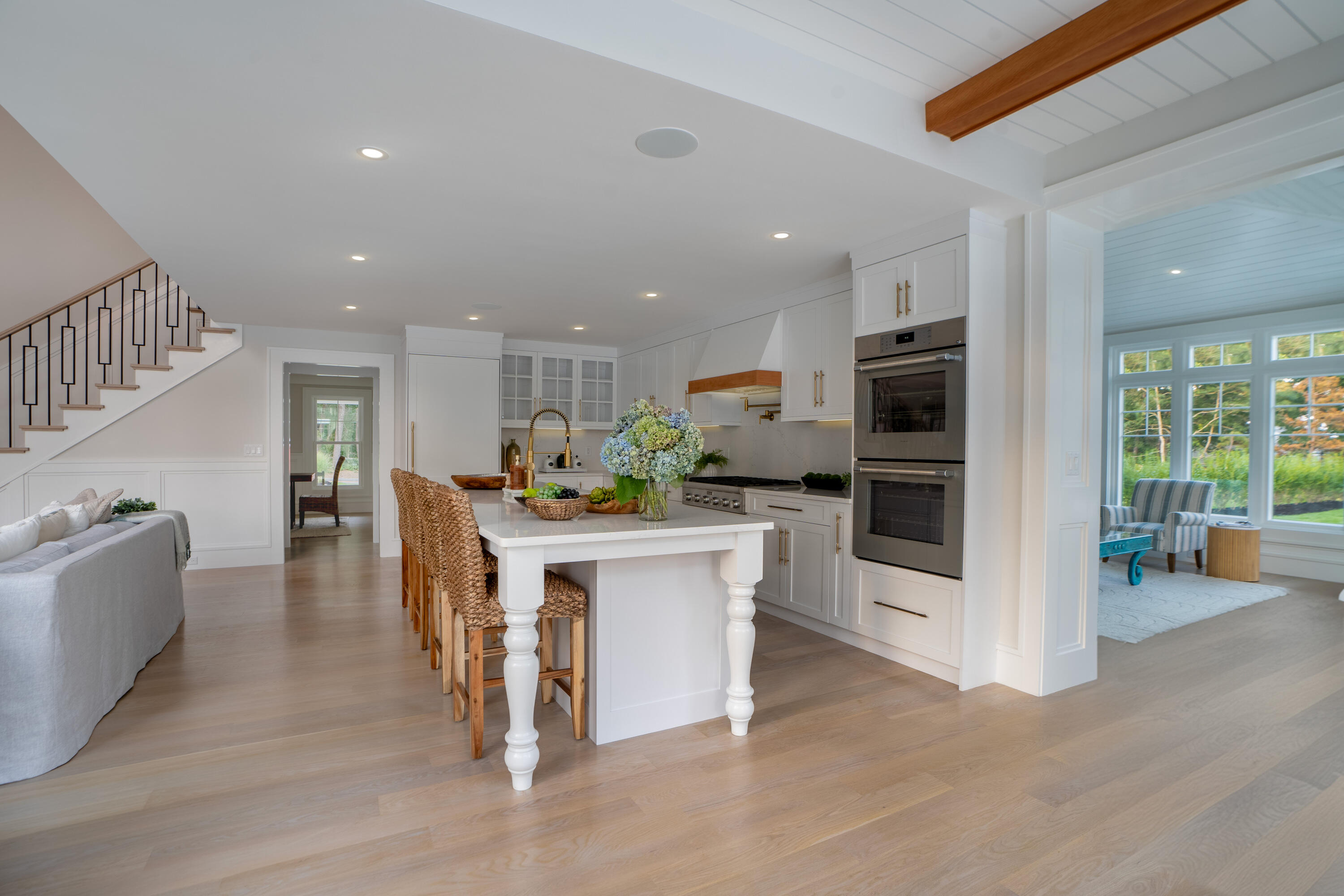 171 Searsville Road South Dennis, MA 02660 - Photo 35 of 100 a kitchen with stainless steel appliances kitchen island granite countertop a refrigerator and a sink