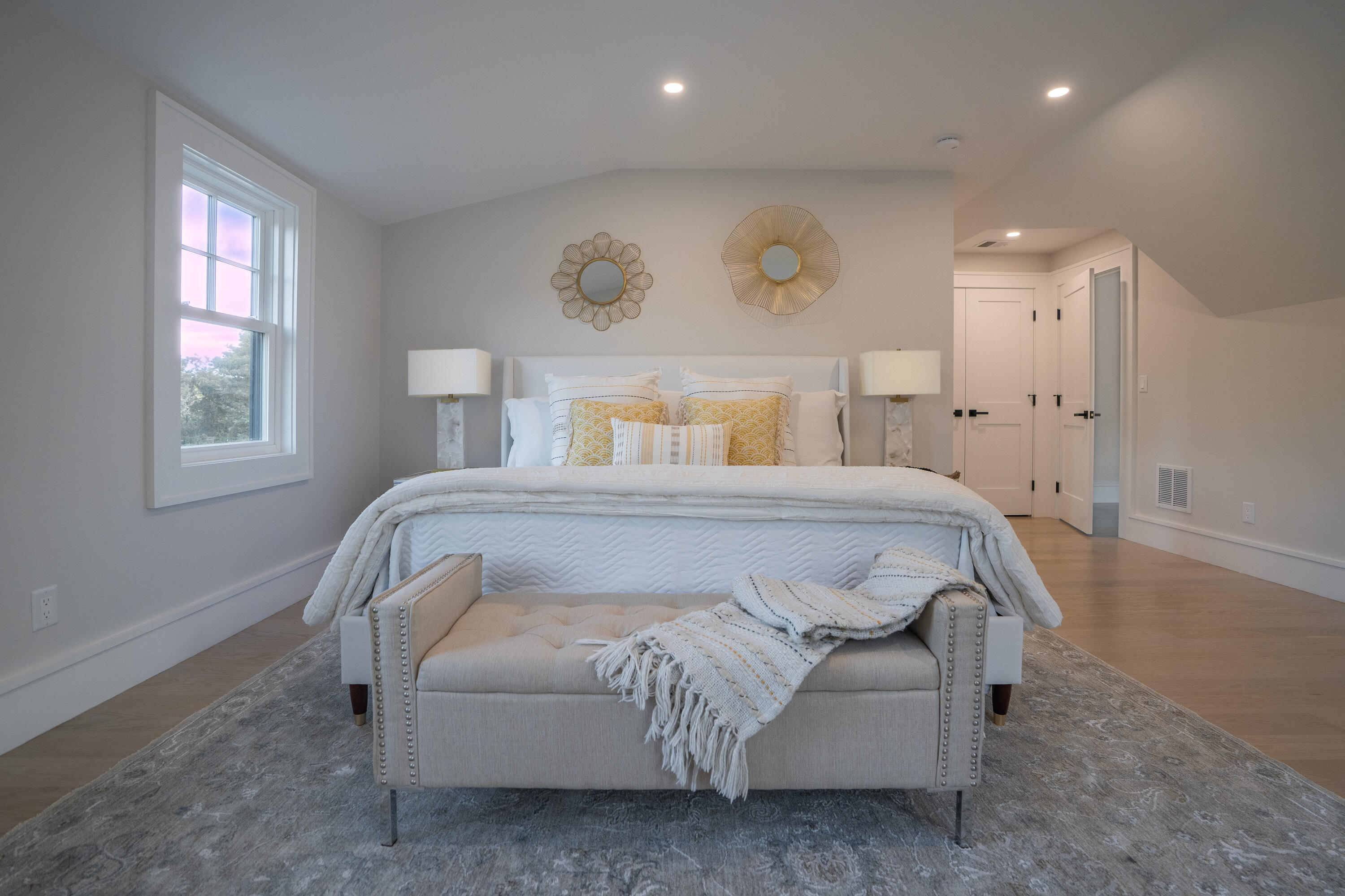 171 Searsville Road South Dennis, MA 02660 - Photo 57 of 100 a bedroom with a bed and a painting on the wall