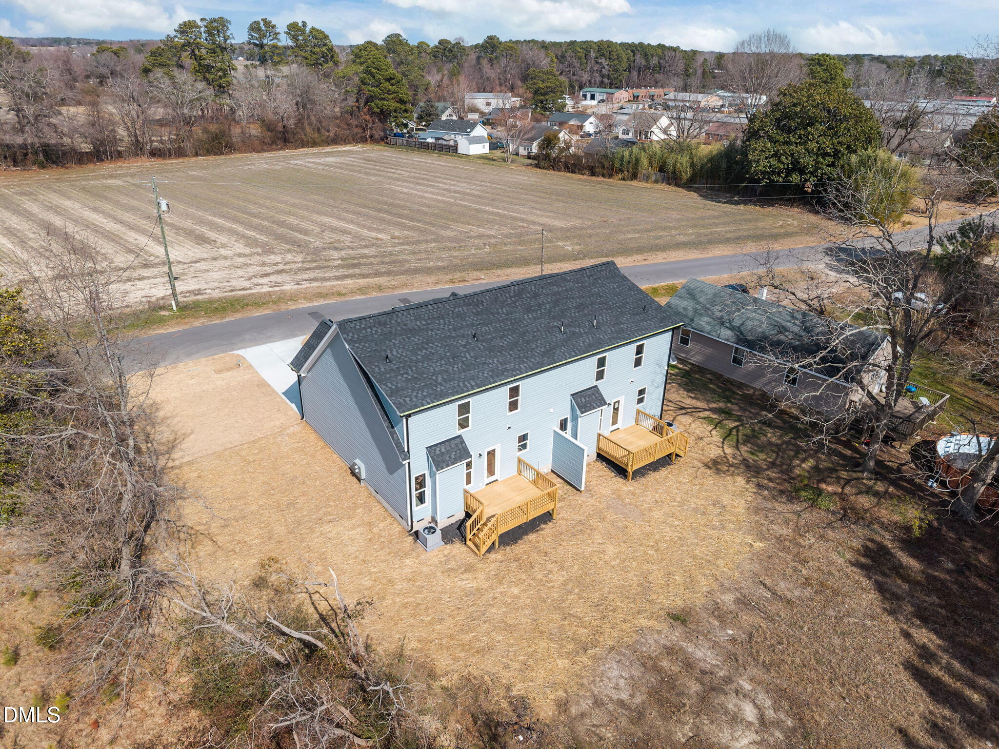749 West Church Street Angier, NC 27501 - Photo 30 of 37 a view of a terrace with yard