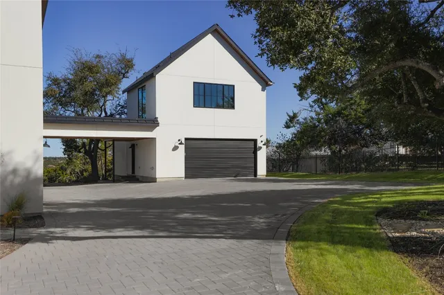 a view of outdoor space with swimming pool and furniture