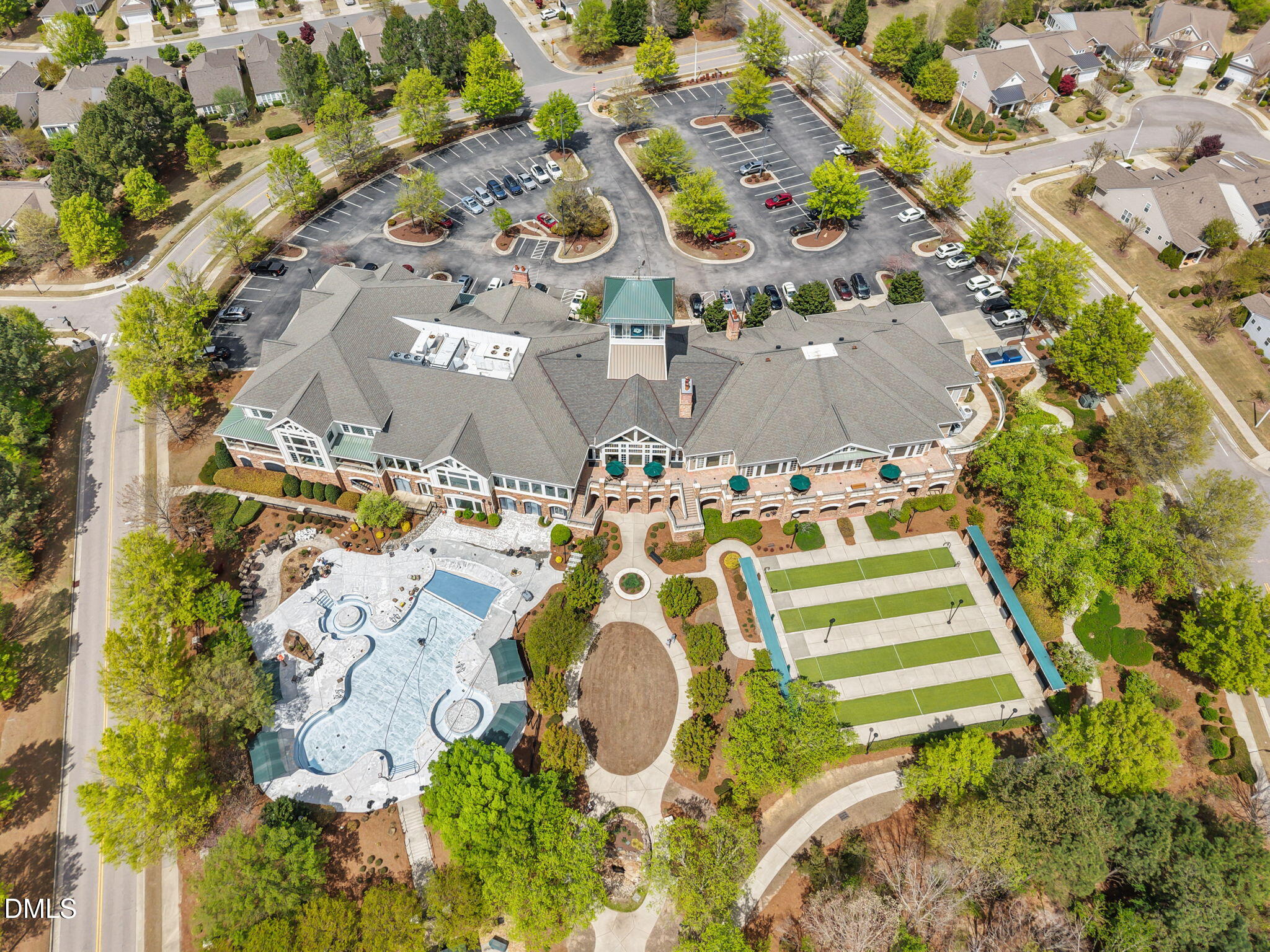 268 Beckingham Loop Cary, NC 27519 - Photo 32 of 36 an aerial view of a swimming pool with outdoor space