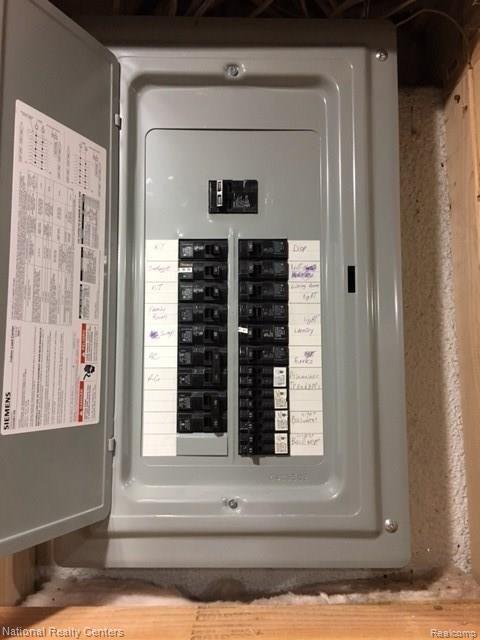 23538 Meadowbrook Road Novi, MI 48375 - Photo 43 of 50 Updated Electrical Panel