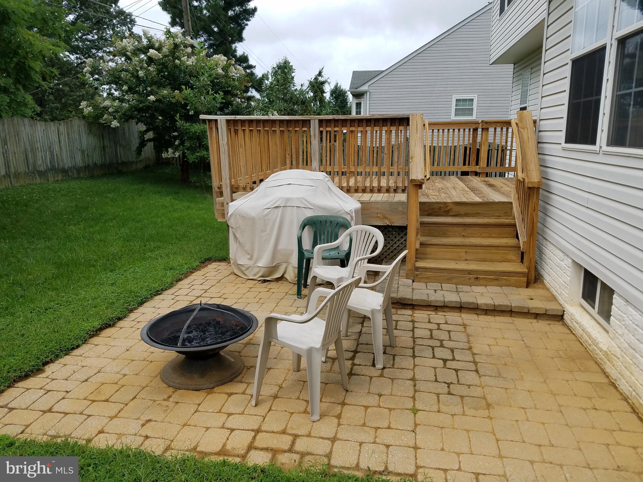 1107 Top Ridge Court Odenton, MD 21113 - Photo 25 of 30 Cookout Time. Large Deck w/step down to patio