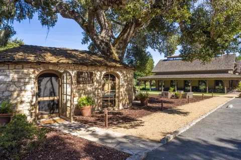 a view of a house with a patio