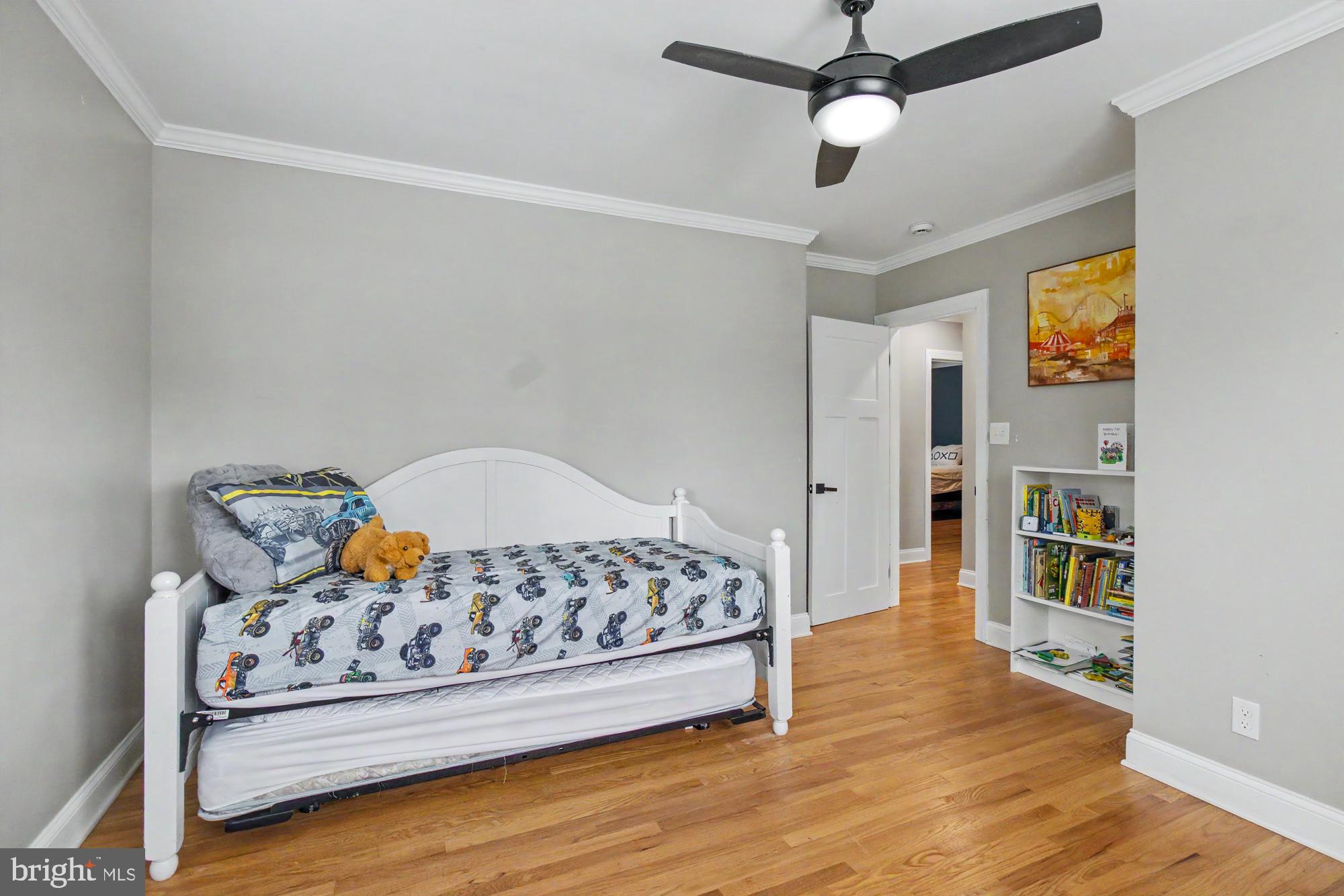 218 Felton Road Lutherville-Timonium, MD 21093 - Photo 32 of 55 Bedroom 4 with hardwood floors