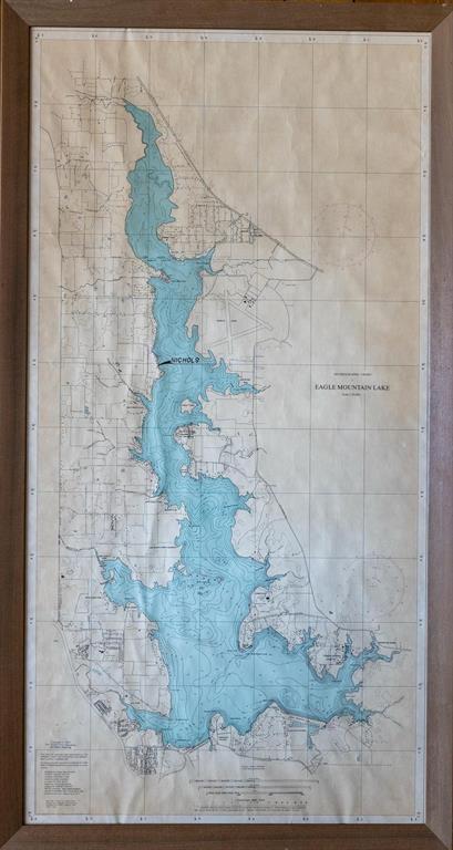 13030 Miller Road Azle, TX 76020 - Photo 9 of 38 The iconic map of Eagle Mountain Lake - it's a must!!