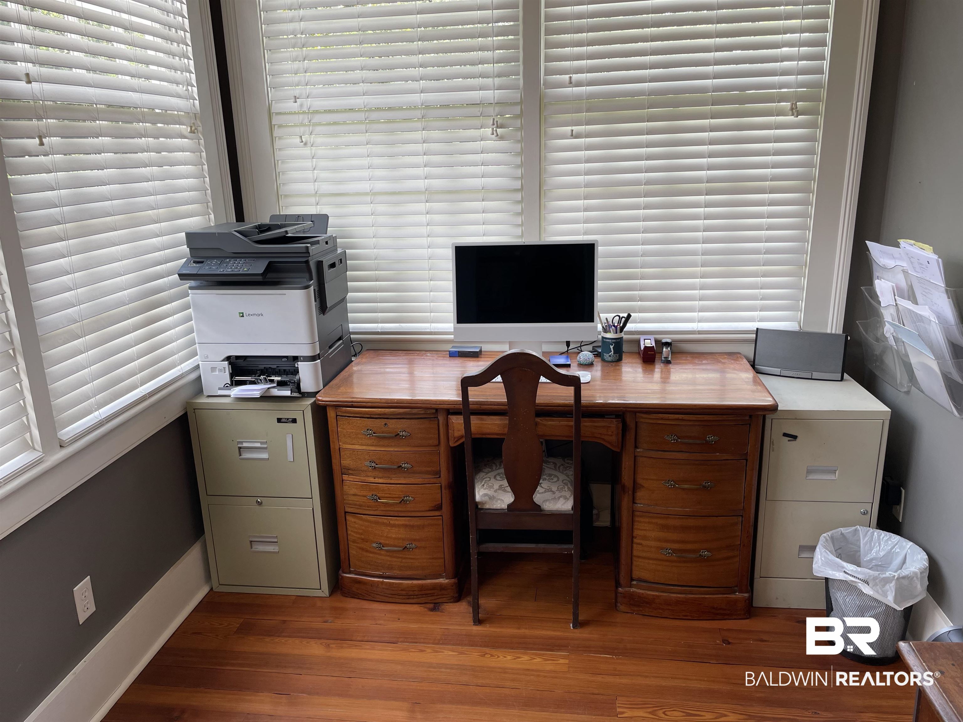 1001 Augusta Street Mobile, AL 36604 - Photo 15 of 26 Home office featuring wood-type flooring