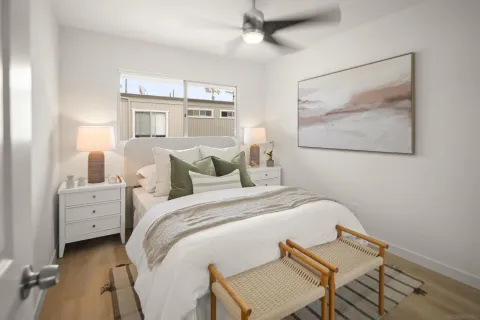 a bathroom with a sink a mirror and a shower