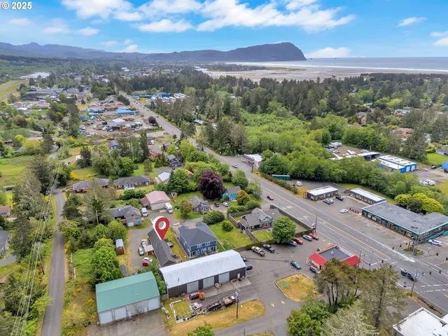 an aerial view of a city with lots of residential buildings